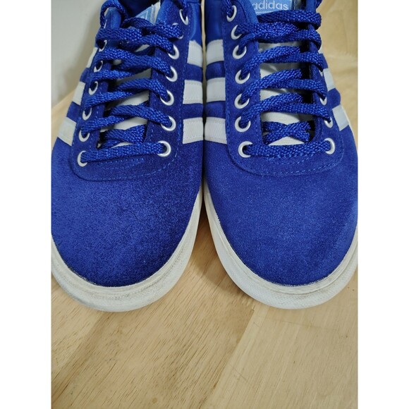Adidas Low Top Lace Up Skate Board Shoes Navy w White Stripe Size 7.5 #029005 main image 10